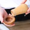 Wooden Toothpick Holder Personalized Mushroom Simple Toothpick Box Japanese Creative Cute Household Toothpick Jar Kitchen Tool