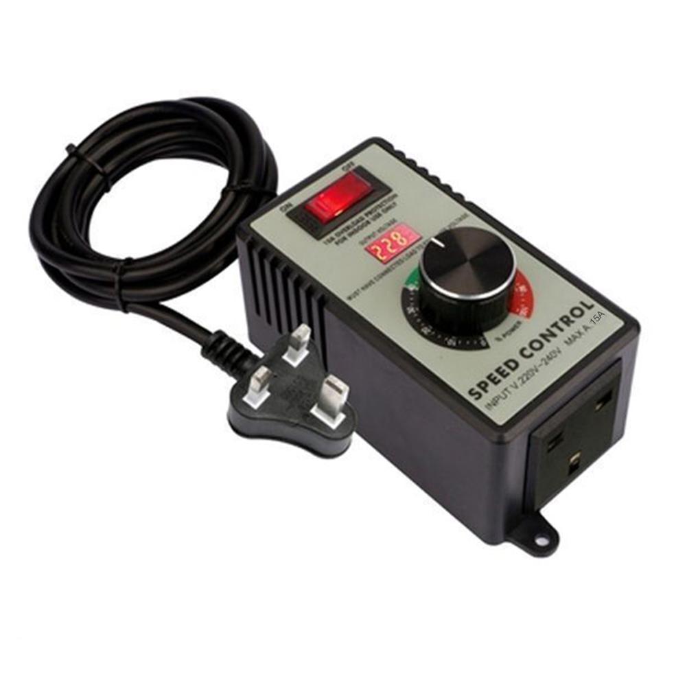 AC Voltage Regulator Electronic Speed Controller Indoor Use Only Longer Service Life Adjustable Speed Control Switch
