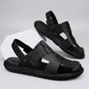 FashionSummer Comfortable Black Shoes Sandals Sports and Leisure Leather Shoes for Men New In Best Sellers In 2024 Products Brand Shoes