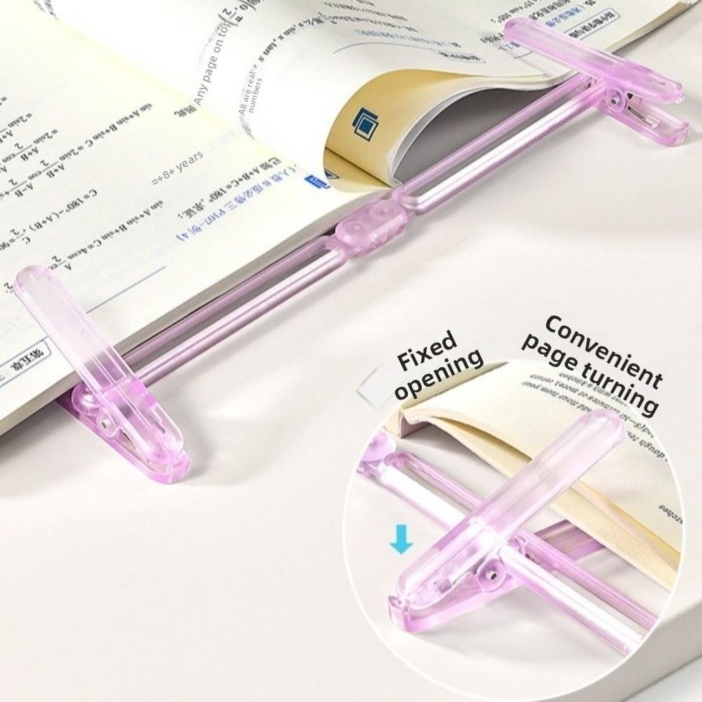 Slidable Book Page Holder Multi-functional Folding Book Clip Reading Book Clip  Back-To-School