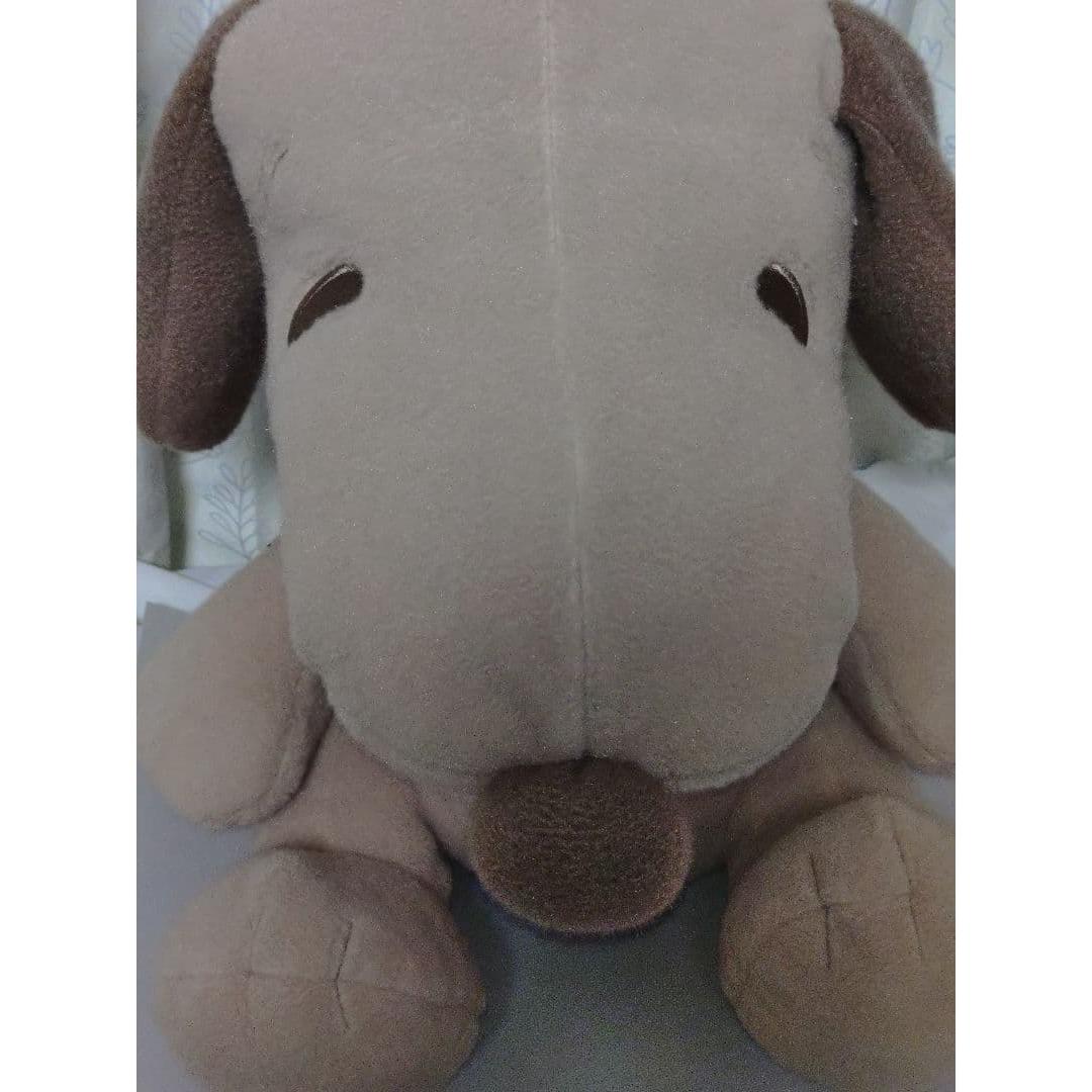 No compression SNOOPY Super Large Plush Toy Fluffy Brown Ver.