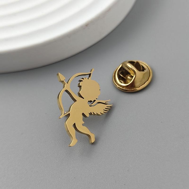 Angel Baby Brooch Cufflinks Cute Sweet Creative Versatile Men s Women s Hot Selling Explosive Product 14k