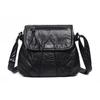 Small Women Handbag Washed Leather Shoulder Crossbody Bags