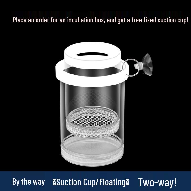 Guppy Fish Breeding Box for Small Fish, Fry, and Betta - Aquarium Isolation Tank