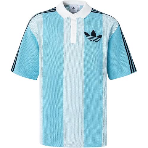 Adidas Originals BLOKECORE SHORT SLEEVE Polo Shirt Unisex Light Green JL5976