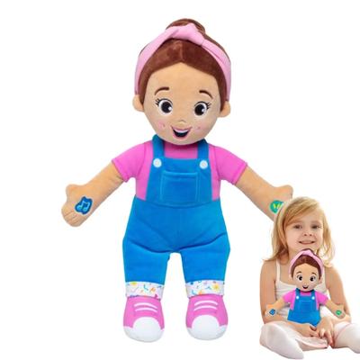 Miss Rachel Plush Toy Rachel Doll Sing Music Sound Birthday Party Supplies Decor Soft Toy Decoration Gift