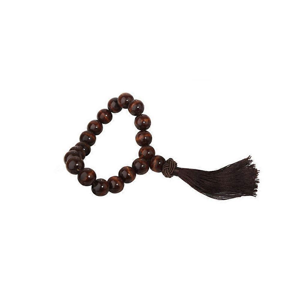 Beads Pendant Wood Decoration for Adults On Car Rear View 20mm Rosary Hanging Ornament Gears Shift Decor