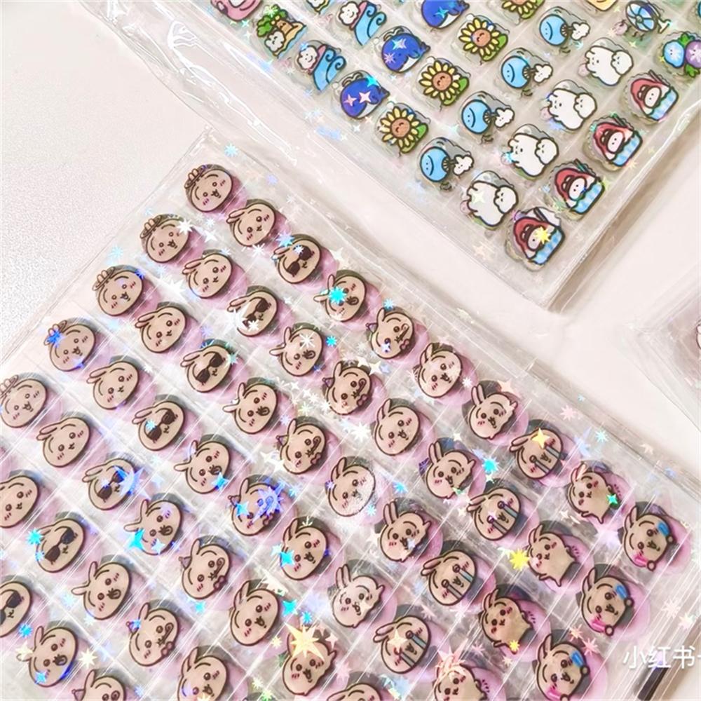 25Pcs 1750 Stickers MINI Cute emoji Cube Transparent Stickers PET DIY Scrapbooking Decor Sticker Phone Decal Journaling