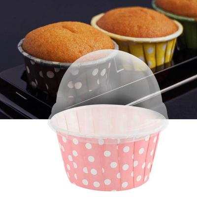 100KS Papierové košíčky na muffiny Okrúhle papierové košíčky na pečenie tort Muffinové košíčky s vekom