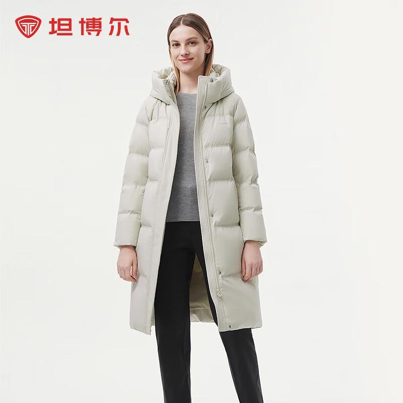 Tanboer Women's Hooded Mid-length Winter Down Jacket 510760A