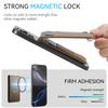 MagSafe ring magnetic card bag is suitable for iPhone17/16/15 series Apple 14/13/12 anti-theft brush leather case