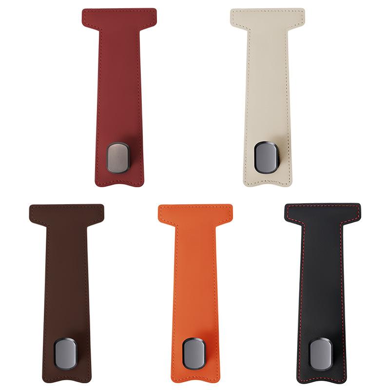 Car Glove Box Purse Hook Universal Hidden Car Hook Pu Leather Hanging Hooks Interior Seat Back Hanger Hook Accessories