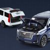 1/24 Masto Cadillac Escalade Metalinis Lydinio Diecast Transporto Priemonės Modelis Automobilio Žaislas Kolekcinis Modelis Escalade su Garsu Šviesa ir Atitraukimo Jėga Žaislai Dovanos