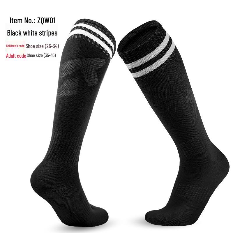 Thickened Non-Slip Long Tube Football Socks for Men & Women - Ideal for Training and Competition