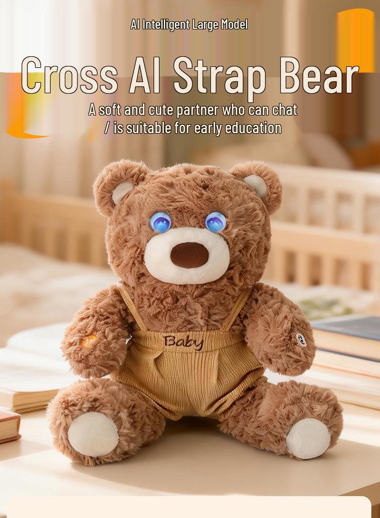 AI Smart Little Bear: Interactive Educational Companion and Soothing Toy