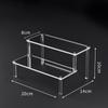 1-3 Layers Acrylic Display Stand Clear Display Riser Perfume Figurine Transparent Storage Rack Anime Figures Cupcake Shelf