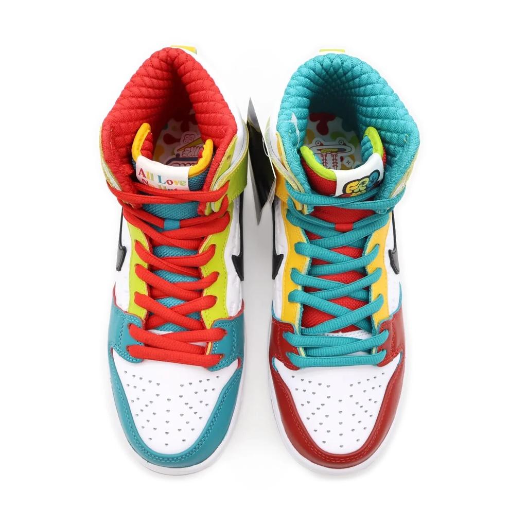 DH7778-100 Nike SB Dunk High Pro froSkate All Love White Metallic (Men's)