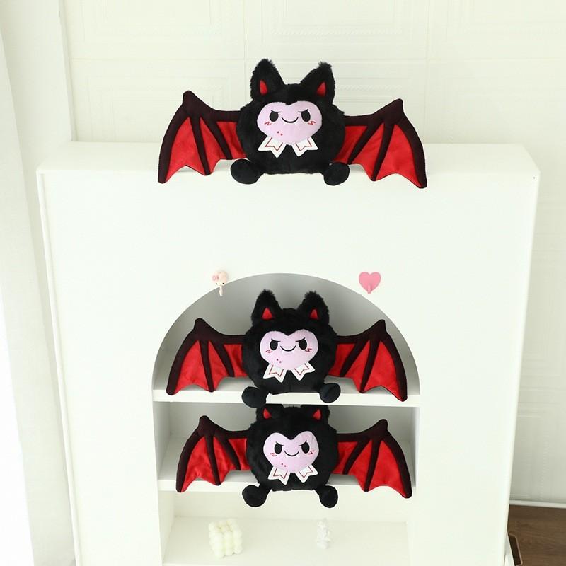 Bat Plush Toy Halloween Costume Character Roleplay Soft Doll For Kids And Adults
