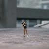 1:64 Scale Reporter Figures Realistic Scene News Crew Model Set Hand Painted Figure