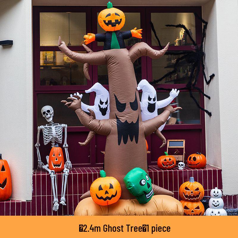 Large Inflatable Pumpkin Balloon Halloween Decoration for Kindergartens and Malls