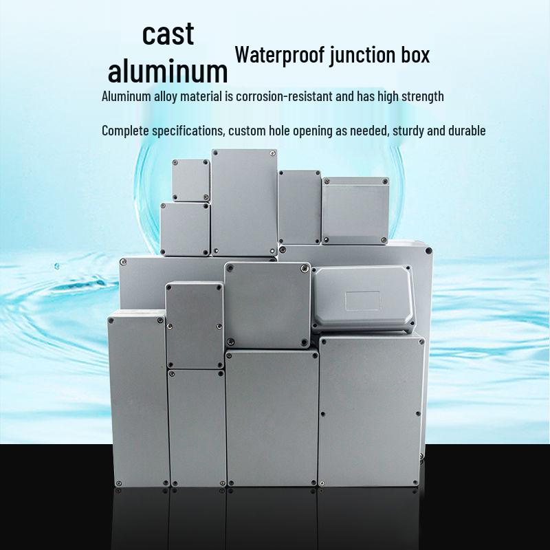 IP66 Dustproof & Explosion-Proof Cast Aluminum Junction Box for Indoor/Outdoor Security & Monitoring Applications