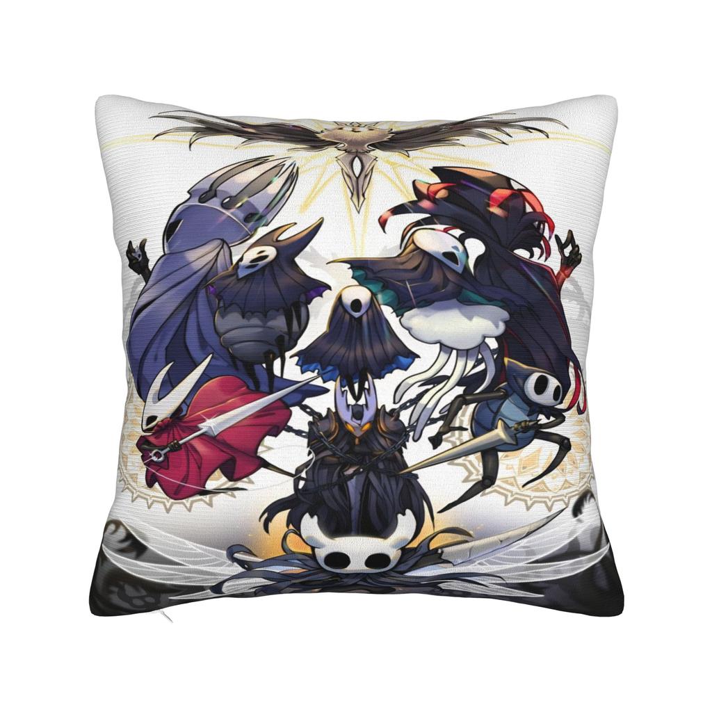 Hollow knight Cartoon Game Knight and Hornet Pillowcases Fashion Pillow Case For Office Car Home Decor Comfy Pillow Cover