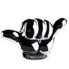 Azmio Rear Wiper Cap Hang Loose Rear Wiper Hat 0.2 Inch (6 Mm) 0.3 Inch (8 Mm) Universal ABS (Silver)