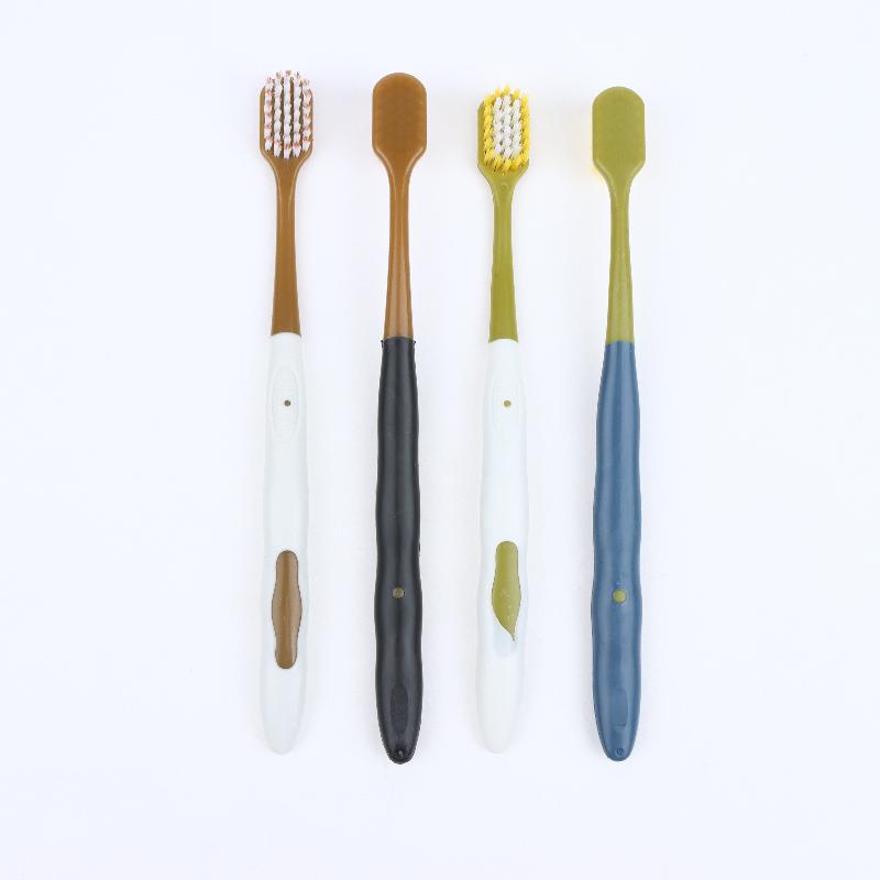 6Pcs Men'S And Women'S Manual Wide Head Soft Hair Toothbrush For Gentle Oral Cleaning For Adults Couples