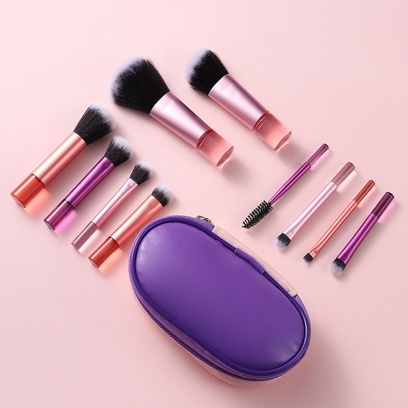 10 Mini Makeup Brush Set Makeup Brush Set Soft Fluffy Professiona Blending Make Up Brush Beauty Tool Makeup