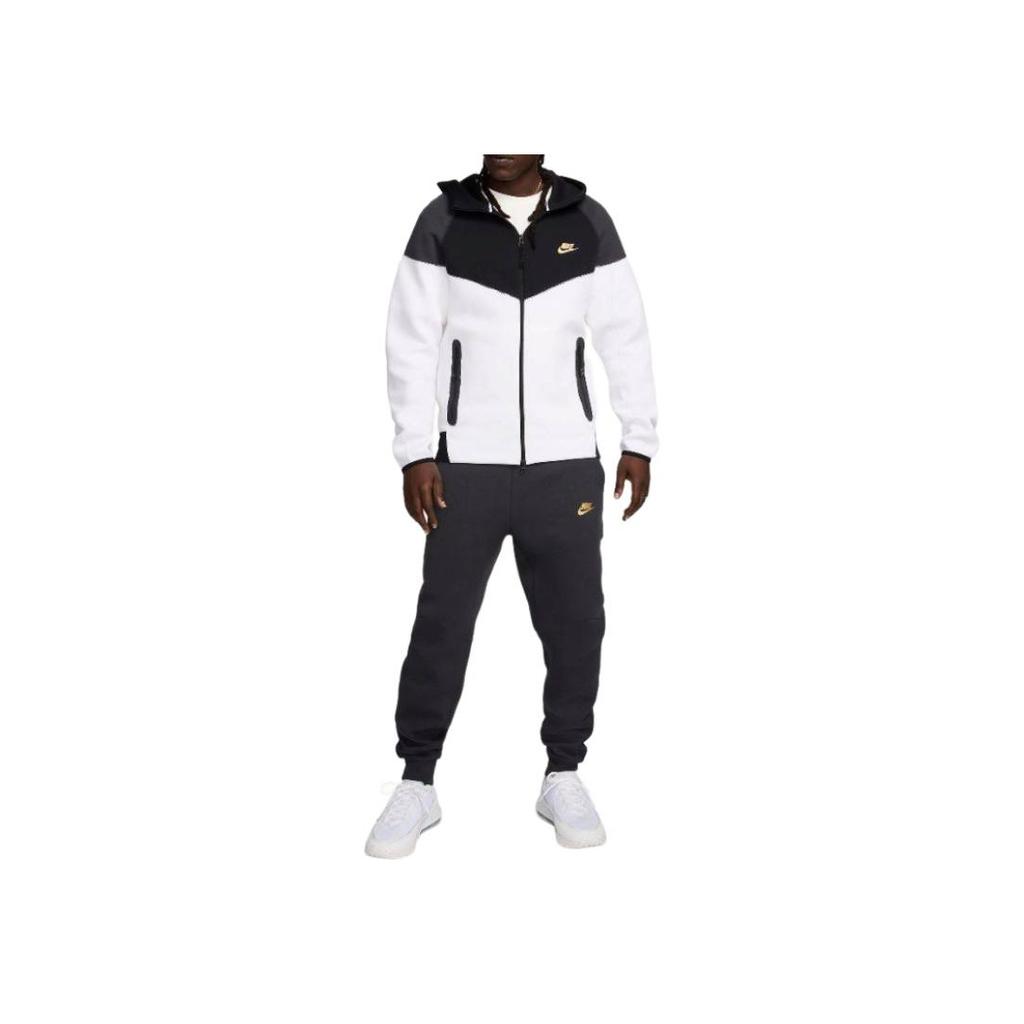 Nike Color Block Hooded Zip-Up Long Sleeve Jacket Men Jackets White FZ4709-101