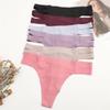Seamless Female Thongs Sexy Women's Panties Silk Satin Underwear G-Strings Low-Rise Invisible Underpants T-Back