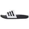 Adilette Comfort Slip Resistant Slide Slippers Unisex Black White GZ5893