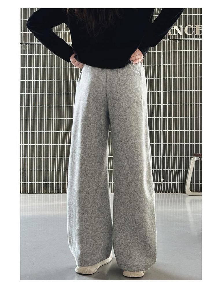 Lässige Mädchen-Sweathose mit weitem Bein - Frühjahr/Herbst 2025 Kollektion für Mittelschülerinnen
