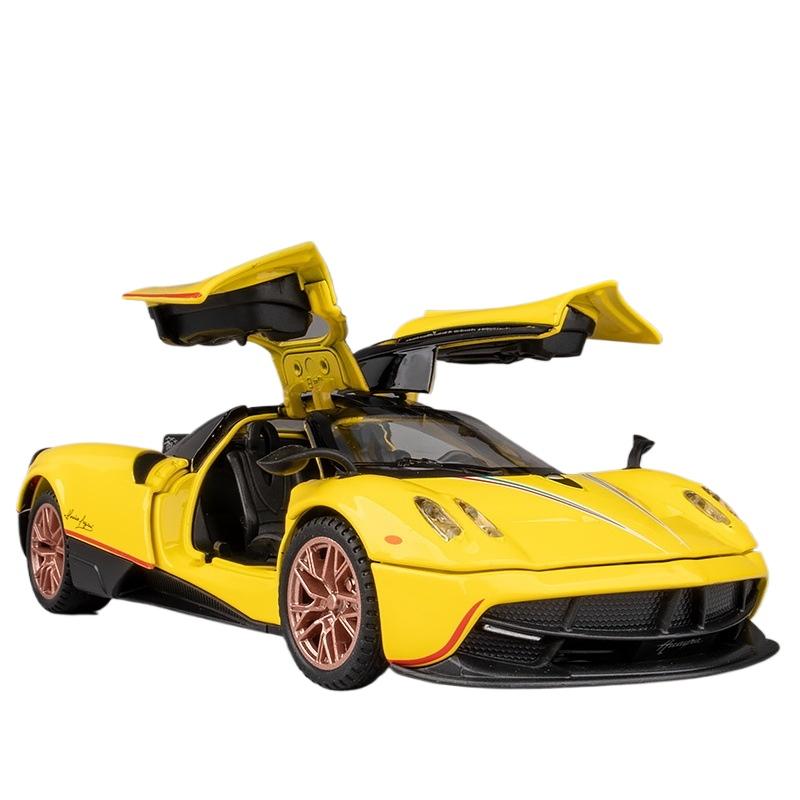 1/32 Scale Pagani Huayra Dinastia Supercar Alloy Diecast Model Car Computer Desktop Ornament High Simulation Model Gift for Friend