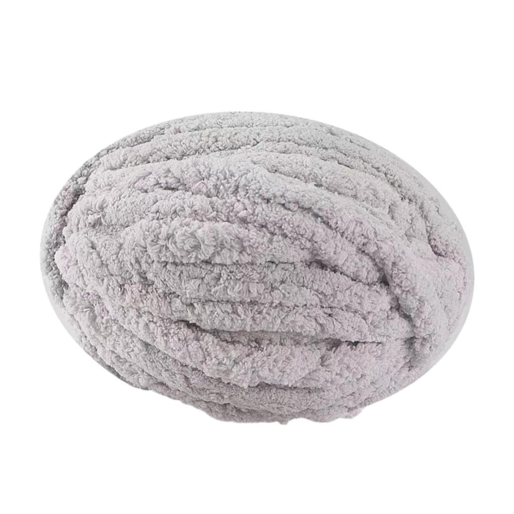 Thick Chunky Yarn Bulky Yarn Comfortable Knit Yarn Polyester Yarn for Knitted Blanket Mat Weaving Scarf DIY Craft Cushion