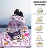 1pc Kuromi's Sweet Adventure Blanket, Soft Warm Throw Blankets, Living Room, Travel, Camping, Car Blankets, Beach, Office Naps, Suitable for All Seaso