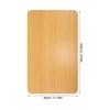 Solid Wood Rectangle Table Top Replacement 19.7x11.8 Inch for Coffee Table Living Room Office Kitchen Small Space Rustic Natural