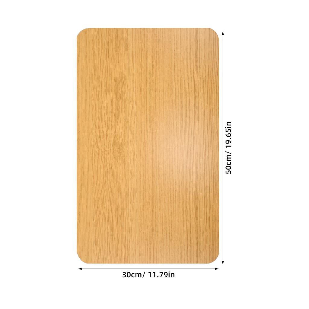 Solid Wood Rectangle Table Top Replacement 19.7x11.8 Inch for Coffee Table Living Room Office Kitchen Small Space Rustic Natural