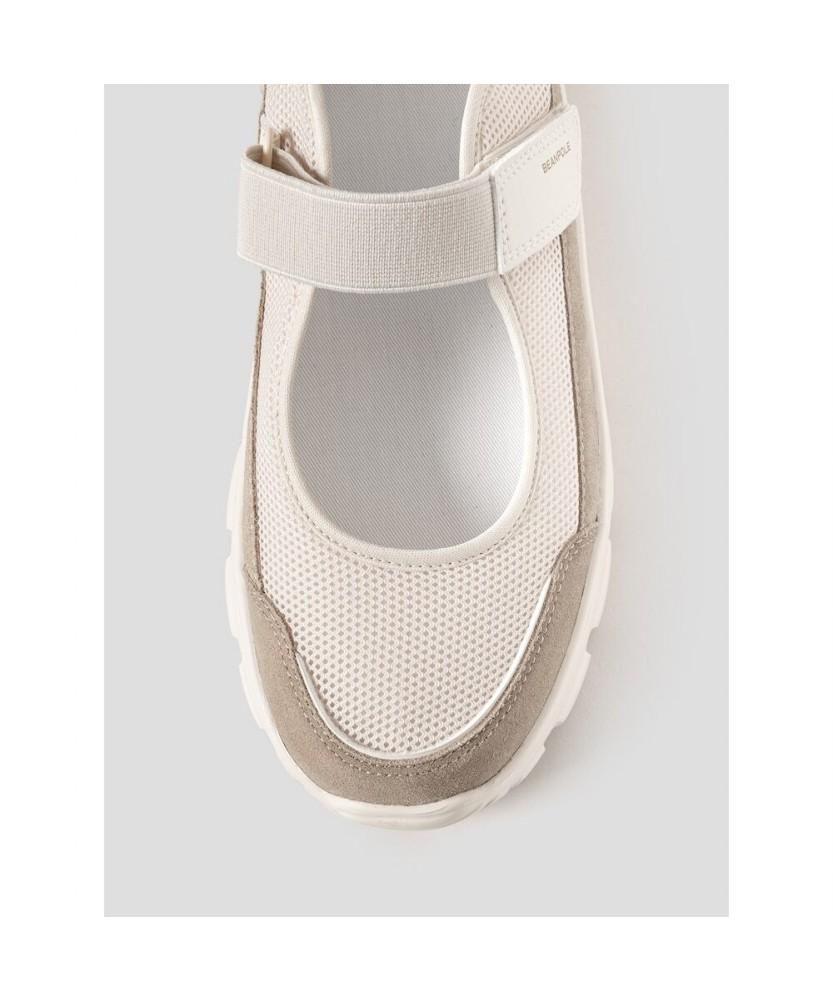 Beanpole Accessory Mesh Platform Sneakers - Beige