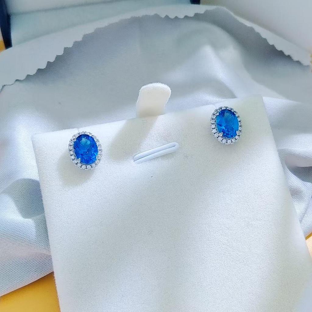 Simulated Pigeon Blood Red Ruby Jewelry Set: Ring, Earrings, and Pendant Necklace