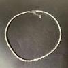 3mm Faceted Natural Stone Necklace with Citrine, Agate, Tourmaline, and Moonstone Beads