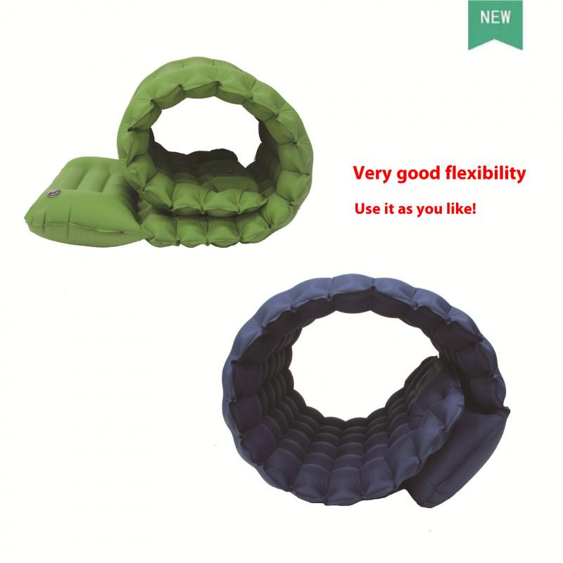 Zewnętrzny KempingTPUInflatable Materac Przenośny Nożny Materac Powietrzny Pojedynczy Materac Powietrzny Mata Namiot Kempingowy Materac dmuchany