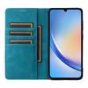 Etui dla Samsung Galaxy A34 5G Skórzane Blokujące RFID Przegródki na karty Pokrowiec na telefon