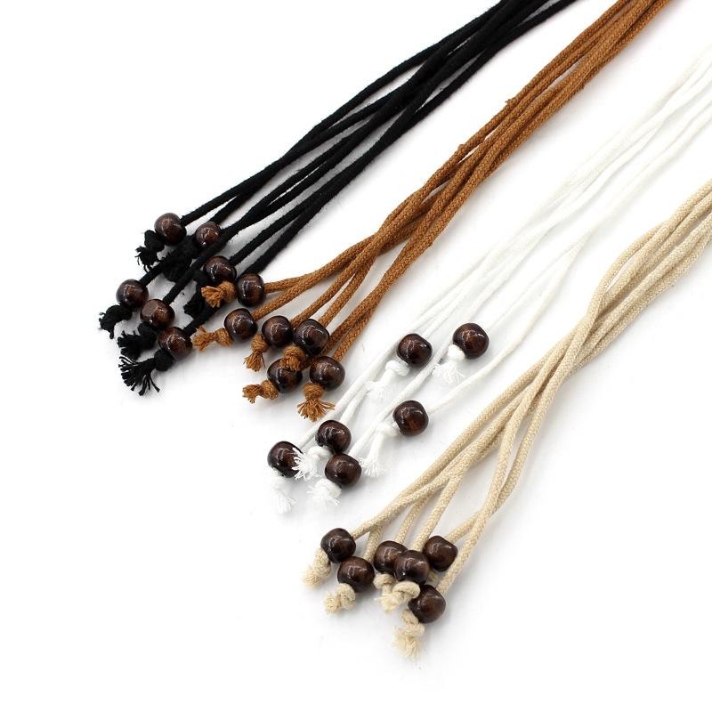 Women's Waist Rope Fashion Strap Slim Belt Tassel Knotted Waist Chain Dress Accessories.