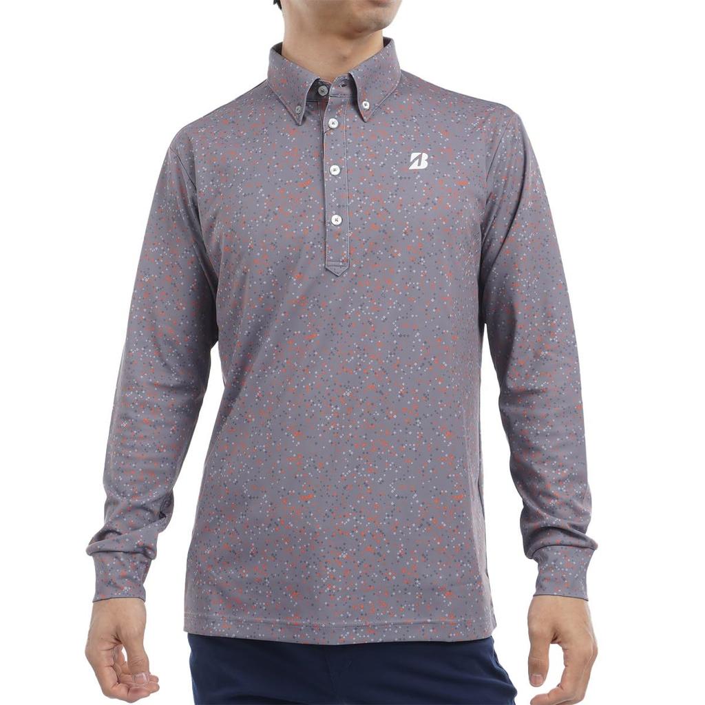[Bridgestone Golf] Modern Long Sleeve Button-Down Shirt DGM06F Men's GE