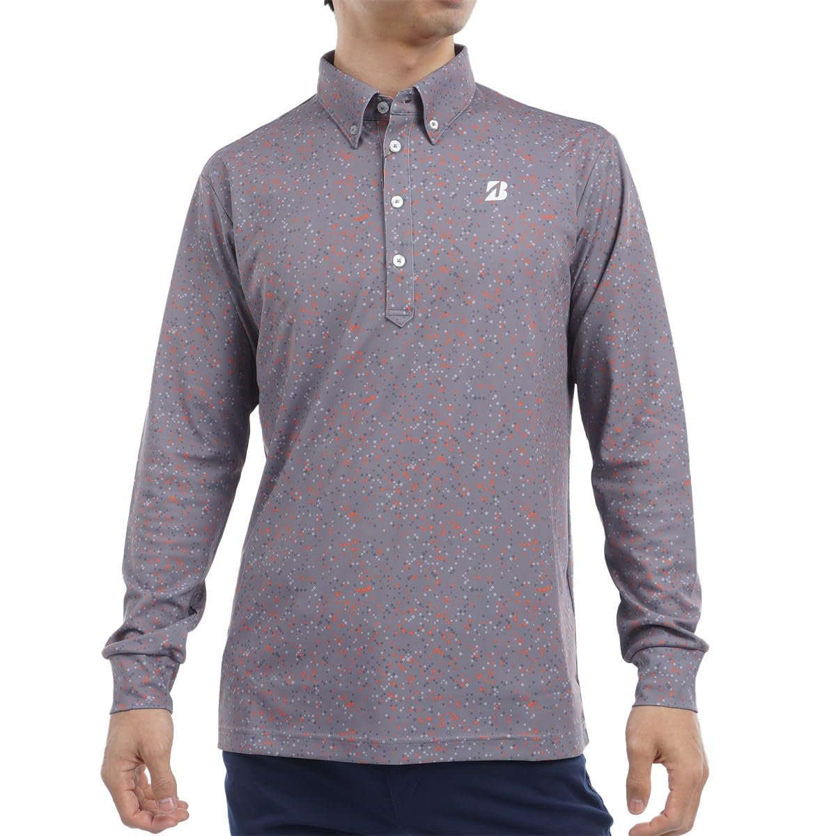 

[Bridgestone Golf] Modern Long Sleeve Button-Down Shirt DGM06F Men s GE
