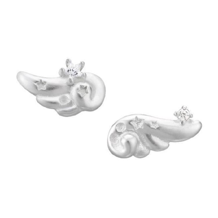 

Delicate Angel Wing Earrings Copper Fashion Accessories Party Wedding Ear Studs Suitable for Casual or Formal Occasions 1