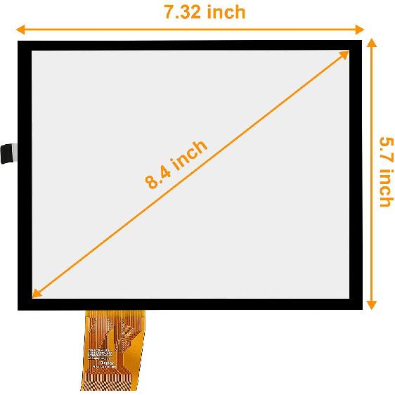 8,4" Uconnect Bildschirm Ersatzradio Digitizer Kompatibel mit 2017-2022 Jeep Dodge Ram 1500 2500 3500 Chrysler Durango Challenger Grand Cherokee