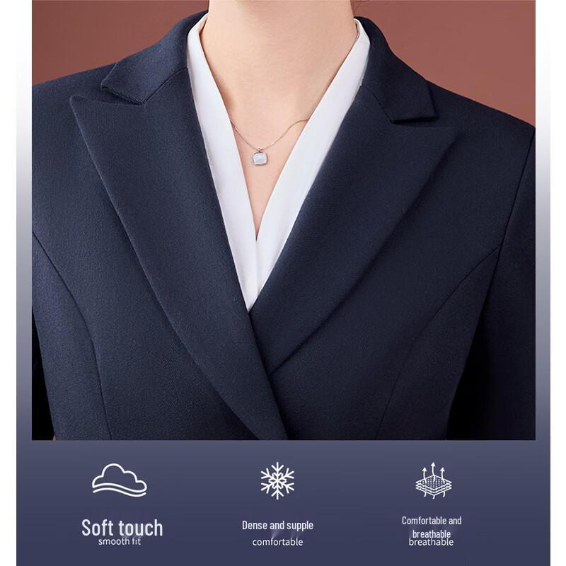 Women's Petite Professional Blazer Suit Set