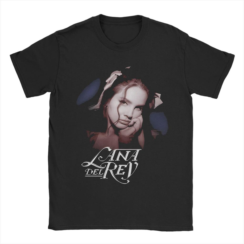 100 Cotton Tshirt Clothes Lana Del Rey Men Print Tshirt Summer Pure Cotton Women Retro Singer Album Print